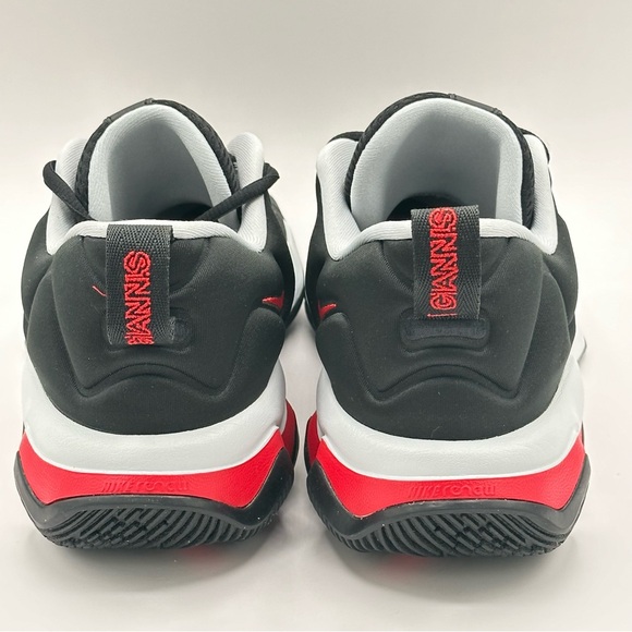 Nike Giannis Immortality 3 Basketball Shoes Red Black DZ7533-004 Men Size 10.5 - Picture 4 of 8